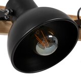 Ixia Črna/naravna stenska svetilka – | Shoptok.si