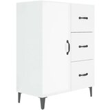  Komoda visok sijaj bela 69,5x34x90 cm inženirski les, (20654128) | Shoptok.si