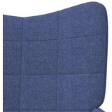  Stol za sproščanje s stolčkom modro blago, (20821709) | Shoptok.si