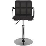 Furnova Jedilni stol črno umetno usnje, (21928719) | Shoptok.si