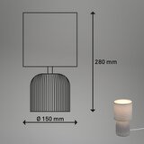 BRILO Stona lampa INO 1xE14/10W/230V siva | Eponuda.com