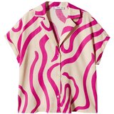 Mango Bluza 'Limon' bež / fuksija | Shoptok.si
