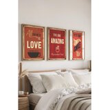 WALLXPERT Č-300398 - 3040 set dekorativnih slika u više boja (3 komada) | Eponuda.com