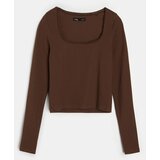 Sinsay Pamučna bluza s dugim rukavima | shoptok.hr