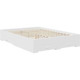  Konstrukcija postelje Bela 140 x 200 cm Konstruiran les, (5000104281) | Shoptok.si