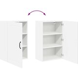 vidaXL zidni kuhinjski ormarić visoki sjaj bijela 50 x 31 x 80 cm | shoptok.hr