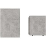  Set stolića za kavu boja betona 48x30x45 cm konstruirano drvo | shoptok.hr