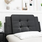 The Living Store Jastuk za uzglavlje Zadar Crni 100 cm Implicitna koža Cijene