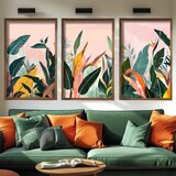 Wallity dekorativna slika GE264-L, 35x47x3,5cm, 3 dela Cene
