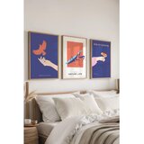 WALLXPERT Ç-300490 - 3040 set dekorativnih slika u više boja (3 komada) | Eponuda.com