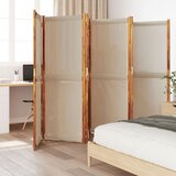 Sobna pregrada s 6 panela smeđesiva 420x180 cm | shoptok.hr