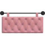  Držeće uzglavlje Zidne Ružičasta 110 x 55 x 7 cm Baršun - Ružičasta 100 cm bez LED | shoptok.hr