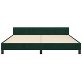  Okvir za krevet bez madraca tamnozeleni 160x200 cm baršunasti | shoptok.hr