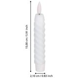 Eglo 422227 - KOMPLET 2x LED sveća ANDRAFIABE LED/1xAAA 15 cm bela | Eponuda.com