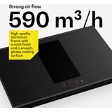 Klarstein Velaire hibridno indukcijsko kuhalo s integriranom napa Minimalistički, snažno 8400W 80 cm | shoptok.hr