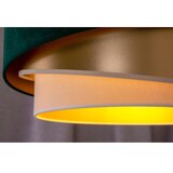  duolla - plafonski luster kobo 1xE27/15W/230V preč. 45 cm zelena/zlatna/krem | Eponuda.com