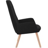  Opuštajuća fotelja crna tkanina | shoptok.hr