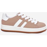 Boto Women's Sports Shoes Sneakers Made Of Eco Leather Dark Beige Ravina | shoptok.hr