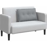  Jastuk za leđa Svijetlo siva 80 x 19 x 50 cm tkanina | shoptok.hr