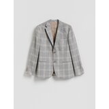 Reserved Slim fit sako s mješavinom viskoze - svijetlo siva | shoptok.hr
