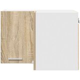 vidaXL viseći ormarić zidne riga sonoma hrast i bijela 57 x 57 x 40 cm | shoptok.hr