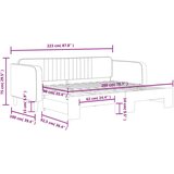  Dnevni krevet na razvlačenje svjetlosivi 90 x 200 cm baršunasti | shoptok.hr