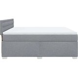 vidaXL Krevet s oprugama i madracem svjetlosivi 180x200 cm od tkanine | shoptok.hr