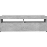 TV omarica z LED lučkami betonsko siva 120x35x40 cm, (20622395) | Shoptok.si