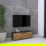 MID.YOU Nizka Omarica Arila, Hrast, Siva | Shoptok.si