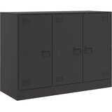  Komoda crna 99 x 39 x 73 cm čelična | shoptok.hr