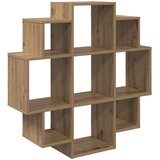vidaXL Stenska polica Artisan hrast 90 x 25 x 90 cm Inženirski les, (5000307433) | Shoptok.si