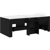  Kreveta za visoko spavanje djece 2 pcs Crni hrast - Crni hrast 80 x 200 cm | shoptok.hr
