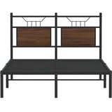 vidaXL Okvir kreveta bez madraca smeđa boja hrasta 120 x 200 cm drveni | shoptok.hr