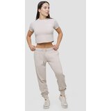 GymBeam ženska majica agile cropped desert | ePonuda.com
