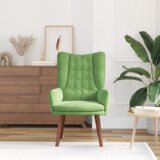  Sproščujoča stolčka Svetlo zelena žamet, (22054340) | Shoptok.si