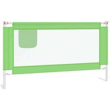 vidaXL sigurnosna ograda za dječji krevet zelena 150 x 25 cm tkanina | shoptok.hr
