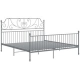  Okvir za krevet sivi metalni 180 x 200 cm | shoptok.hr