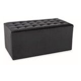  Tabure za sjedenje - LORI 2 - Baršunasta tkanina - crna | shoptok.hr