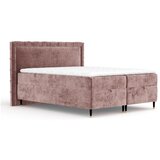 Maison de Rêve Rožnata boxspring postelja s prostorom za shranjevanje 200x200 cm Voyage – Cene