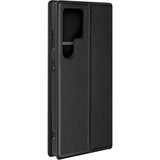 AVIZAR Ovitek za Galaxy S24 Ultra Card Holder Video Support Magnetic Flip, Črna, (5000014114) | Shoptok.si