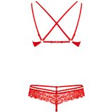 Obsessive 860-SET-3 2-pcs Set Red S/M | shoptok.hr