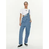 Vans Jeans hlače z naramnicami Groundwork Denim Overall VN000F7E Siva Regular Fit
