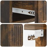  Stenski nočni omarici 2 pcs Dimljen hrast 33 x 34,5 x 20 cm, (5000209575) | Shoptok.si