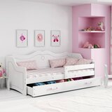  Postelja BMS Julia + predal, BIA 160x80 bela | Shoptok.si