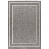 Lesnina XXXL ravno tkana preproga 120/170 cm tkano srebrne barve | Shoptok.si
