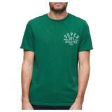 Superdry Majice s kratkimi rokavi T-shirt Athletic College vert Zelena | Shoptok.si