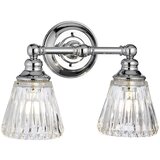 Quintiesse Keynes Stenska svetilka z 2 lučema, polirani krom, IP44, (22099165) | Shoptok.si