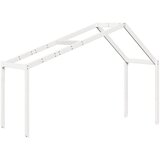 Krov za dječji krevet bijeli 213x85,5x144,5 cm masivna borovina | shoptok.hr