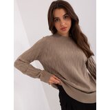 Wool Fashion Italia Sweater-AT-SW-2326.37X-dark beige | Shoptok.si