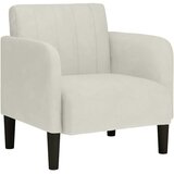 SOFA fotelja s naslonima za ruke krem boje 54 cm baršunasta | shoptok.hr
